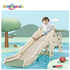 Slip 3 Steps Freestanding Slide Toy for Children Both Indoor Outdoor Use Elephant Beige