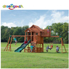 Backyard Discovery Kids Skyfort II All Cedar Swing Set Wooden/ Solid Wood in Brown/Green