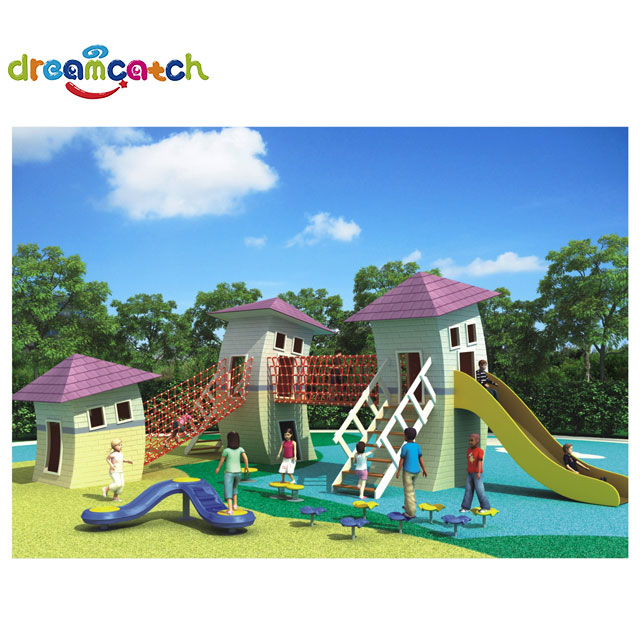 High Quality Multifunctional Landscape Park Amusement Equipment Outdoor Games Stainless Steel Slide