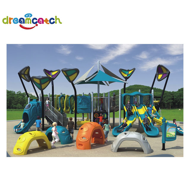 Commercial Large Children Playground Outdoor Game Slide Climbing Net