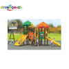 Children's Outdoor Playground Park with Plastic Slides And Swings