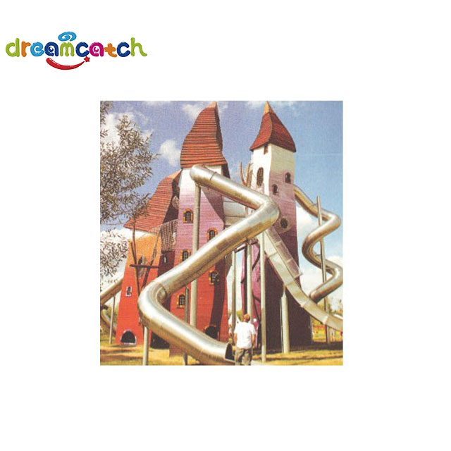 Fun Stainless Steel Devil Slides Can Be Used in Large Shopping Malls, Parks And Communities