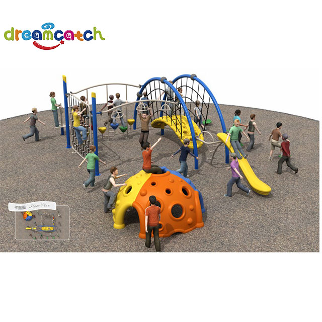 Expansion Project Set Outdoor Playground Climbing for Parks And Schools