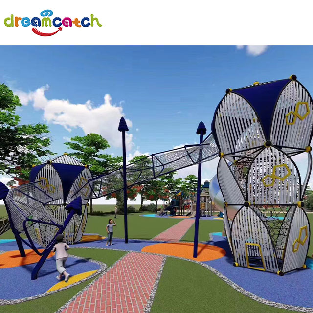 Fun Outdoor Slide Playground for Children's High-end Customization