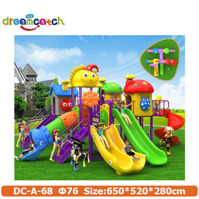 Specializes in The Production And Sales of Children's Amusement Park Plastic Slides Outdoor Playground