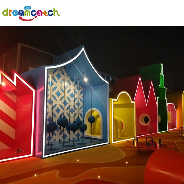 High-end Customized Colorful Octopus-shaped Children's Outdoor Playground