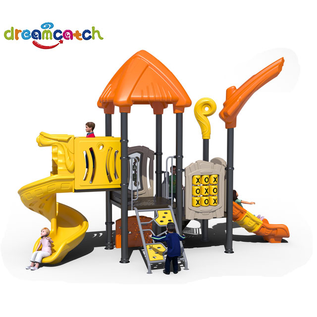 High-quanlity Preschool Children Play Equipment Outdoor Games For Sale Plastic Slide 