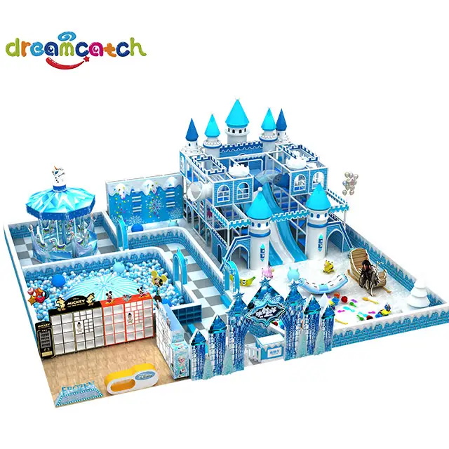 Dreamcatch Interesting Commercial Soft Kids Play Ball Pit Play Group Toys Kids Playground Indoor For Sale naughty castle