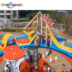 Stainless Steel Large Slides for Outdoor Parks And Community Animal-shaped Playgrounds Customized for Children