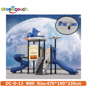 Newest Style Medium Size Kids Outdoor Playground Slide Equipment for Sale