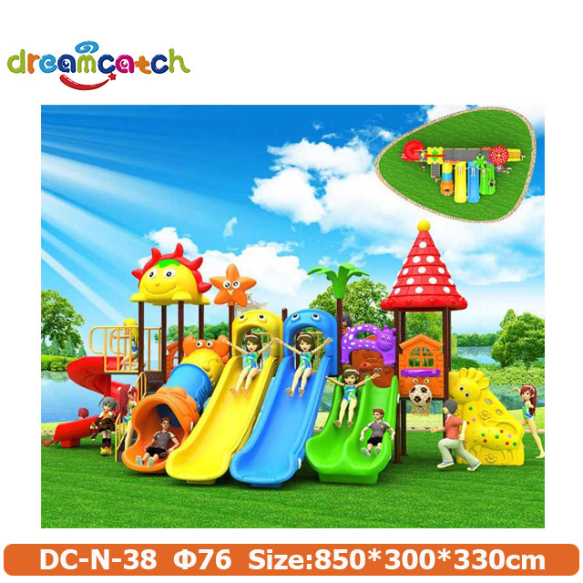 High Quality China Guangzhou Factory Direct Sale Outdoor Plastic Children Playground Equipment
