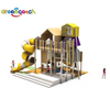 High Quality Commercial Larger Wooden Outdoor Playground Equipment Tube Slide with Climbing Net