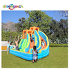 Peaks Splash And Slide with Water Cannons And Climbing Wall, Multicolor