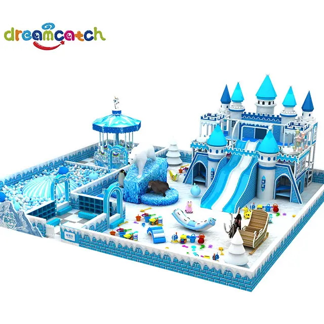 Dreamcatch Interesting Commercial Soft Kids Play Ball Pit Play Group Toys Kids Playground Indoor For Sale naughty castle