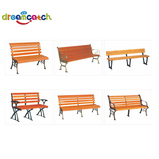 High Quality Kids Outdoor Wooden Bench And Plastic Climbing Exercise Equipment