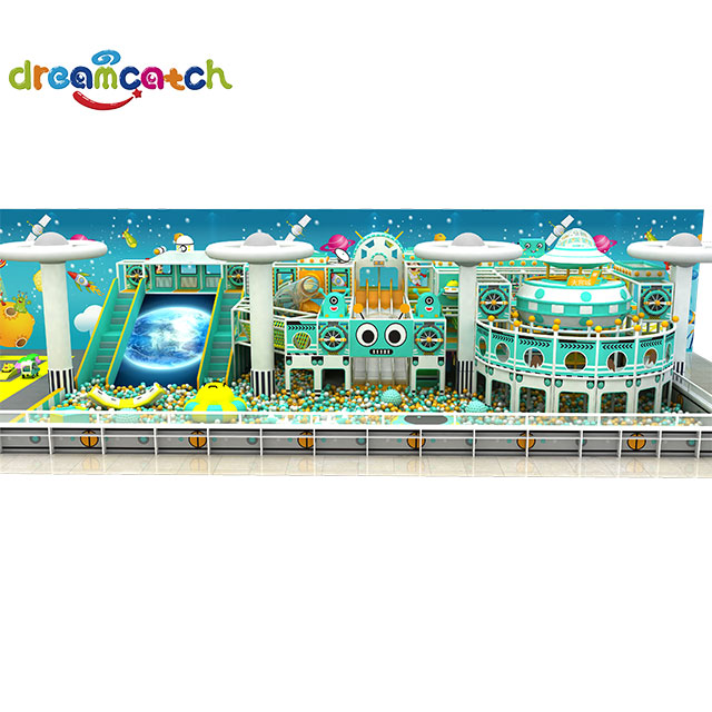 Indoor Playground Manufacturer Space Theme Transportation City Paradise, Building Block Paradise, Projection Slide, Various Interesting Games