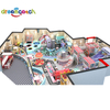 Indoor Playground Manufacturer Geometric Theme Small Horn Shaped Slide Paradise Theme Stage Parent-child Interaction