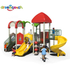 Garden Yard Play Set Park Plastic Game Equipment Children Play Slide Outdoor Double Tube Slide Kids Toys