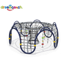 Outdoor Large Plastic Slide Climbing Net Combined Physical Training Amusement Device 