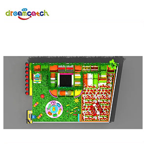 Forest Theme Kids Space Indoor Playground Small Naughty Castle