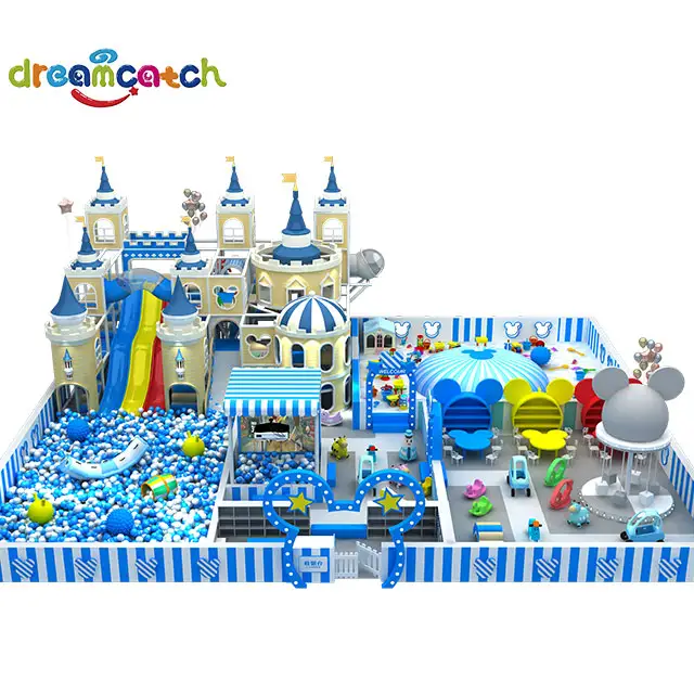New Design Indoor Castle Kids Soft Play Equipment Set Baby Indoor Playground For Sale Naughty Castle
