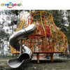Beautiful Factory Custom Scenic Spot Equipment Outdoor Playground Stainless Steel Slide