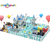 Indoor Playground Factory Custom Color Custom Castle Theme Ice And Snow Series 