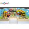 Indoor Playground Manufacturer Yellow Theme Station Shape EPP Building Blocks
