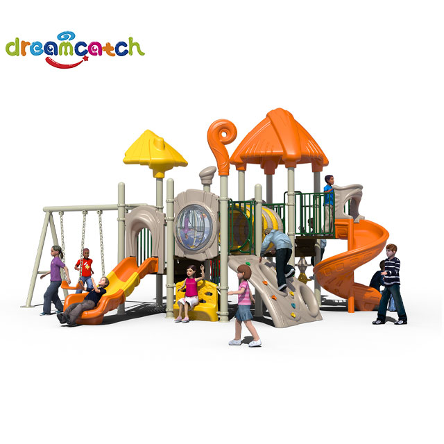 Manufacturer Customized Kindergarten Equipment Outdoor Playground Plastic Playhouse
