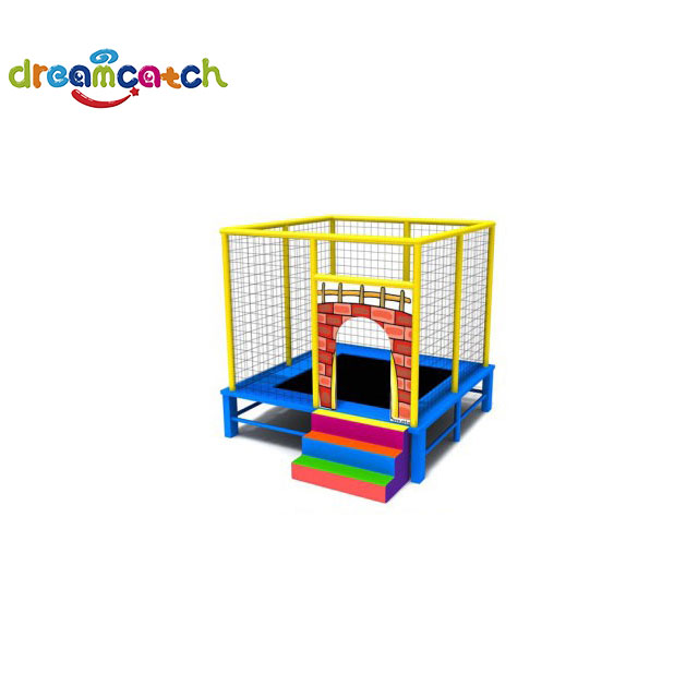 Home Small Children Outdoor Trampoline with Plastic Ball Pool