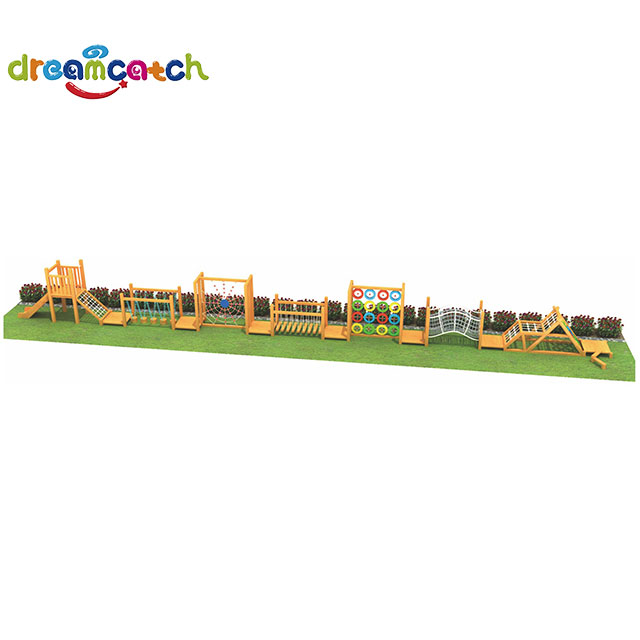 High Quality Wooden Outdoor Physical Exercise Climbing Equipment for Children