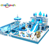 Indoor Playground Factory Custom Color Custom Christmas Theme Ice And Snow Series Castle Shape
