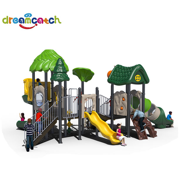 Manufacturer Customized Kindergarten Equipment Outdoor Playground Plastic Playhouse For School
