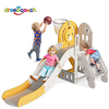 BIERUM 5 in 1 Toddler Slide, Slide for Toddlers Age 1-3 with Basketball Hoop