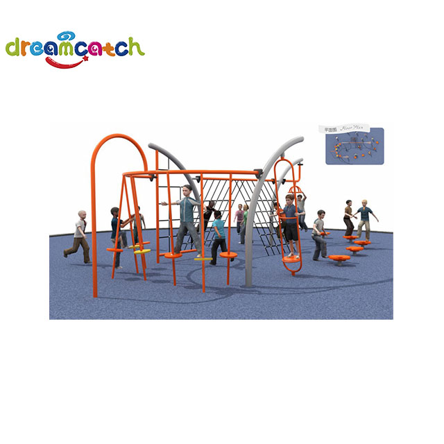 New Design of Children's Rope Net Climbing Physical Exercise Equipment