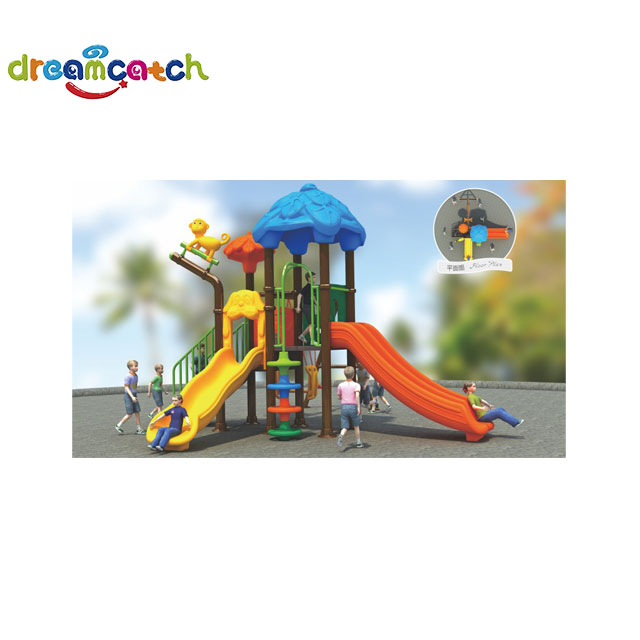 Factory Customized School Equipment Outdoor Playground Plastic Slide