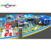 Indoor Playground Manufacturer Theme of Engineering Vehicle Customized Cartoon Style Paradise Blue Family Activity Center