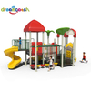 Garden Yard Play Set Park Plastic Game Equipment Children Play Slide Outdoor Double Tube Slide Kids Toys
