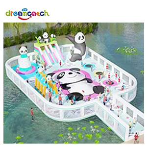 Large Water Amusement Equipment Children's Inflatable Water Park Outdoor New Inflatable Castle Factory Direct Sales 