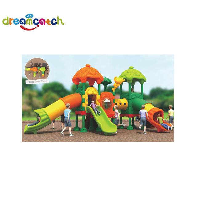 Factory Customized School Equipment Outdoor Playground Plastic Slide