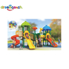 Medium-Sized Community Project Amusement Equipment Products Outdoor Playground Plastic Slides