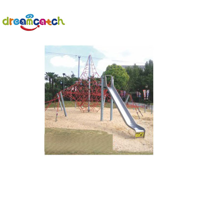 Adventure High-speed Fun Outdoor Playground with Stainless Steel Devil Slide Non-standard Customization