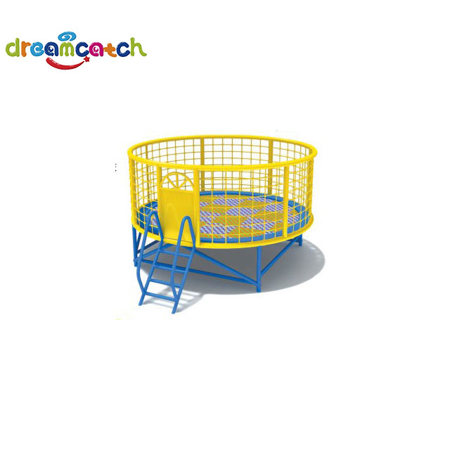 Home Small Children Outdoor Trampoline with Plastic Ball Pool