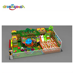 Forest Theme Kids Space Indoor Playground Small Naughty Castle