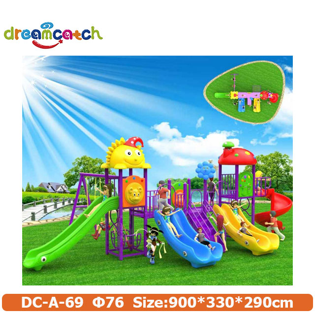 Regular High Quality Kids Slide Game Set Outdoor Playground Equipment