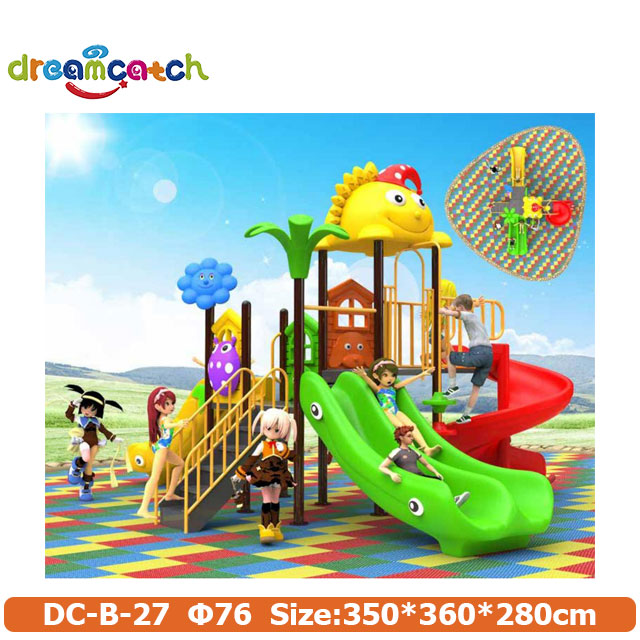 Hotel Project Amusement Equipment Products Outdoor Playground Plastic Slide