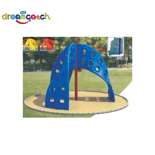 New Design High Quality Kids Outdoor Park Plastic Rock Climbing