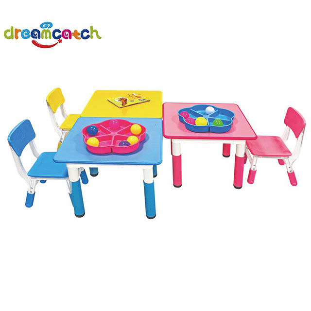 Commercial Plastic Children's Table And Chair Set